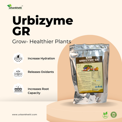 Urbizyme GR | Plants Growth Regulator | Bio Stimulant | Natural Organic NPK | Grow Greener | Healthier and Rich Plants